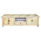 GIBRALTAR  RECYCLED ELM TIMBER TV UNIT 4 DOORS/1 DRAWER NATURAL - MyChocolateWood
