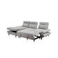 LIBBI FABRIC 2-SEATER SOFA BED WITH LHF STORAGE CHAISE GREY - MyChocolateWood
