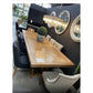 Kensit Hamptons Recycled Elm Parquetry Dining Table, 320cm in Natural - Chocolate Wood