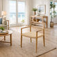 FINNIGAN LADDER-BACK DINING CHAIR/ARMCHAIR - ASHWOOD & WOVEN ROPE - MyChocolateWood