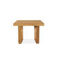 STROUD ELM VENEER TIMBER/MDF LAMP TABLE SIDE TABLE 60X60X50CM NATURAL - MyChocolateWood