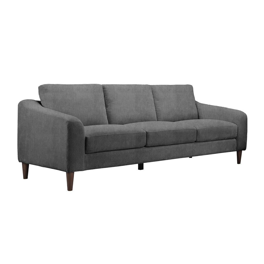 BALLINA FABRIC 3-SEATER SOFA GRANITE - MyChocolateWood