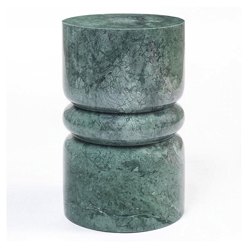 MANI SOLID MARBLE SIDE TABLE/LAMP TABLE/ACCENT TABLE - MyChocolateWood