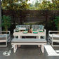 ANZIO 5 PIECE OUTDOOR SOFA SET WHITE