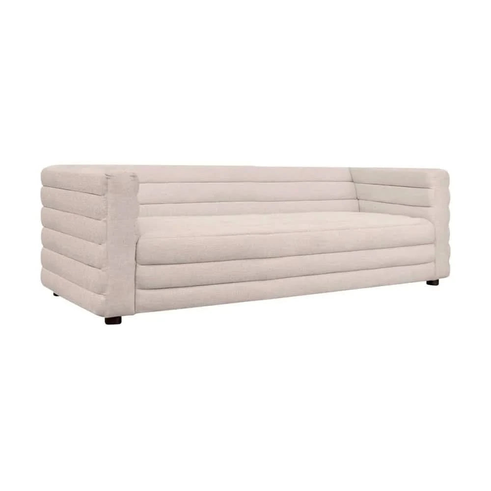 MEREDITH 2-SEATER FABRIC SOFA NATURAL LINEN - MyChocolateWood