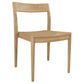 SET OF 2 MOLLER SOLID MAHOGANY DINING CHAIRS NATURAL - MyChocolateWood