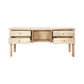 JOELLE 4-DRAWER 2-DOOR BUFFET/SIDEBOARD DISTRESSED NATURAL - MyChocolateWood