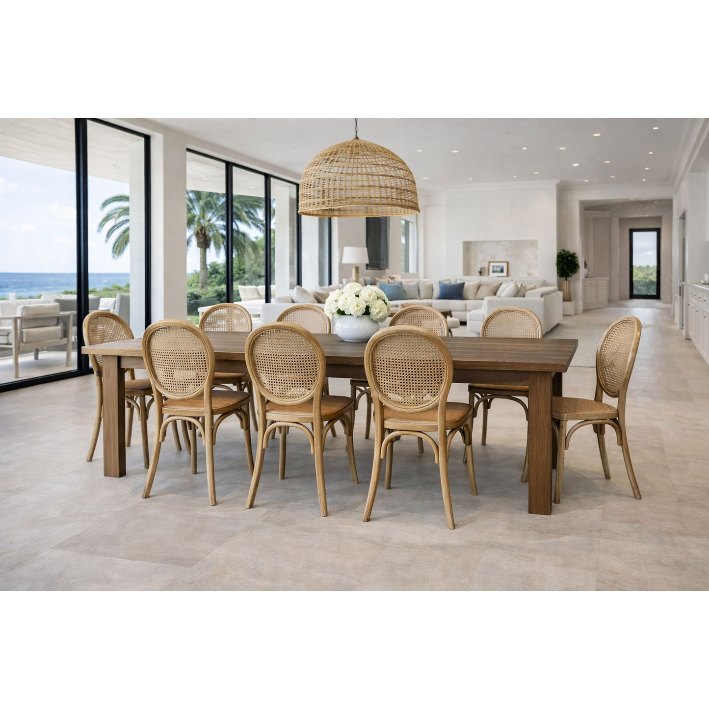 Islander Recycled Elm Dining Chair in Black - Chocolate Wood