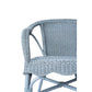 WENGLOR OCEAN BLUE RATTAN ARMCHAIR ACCENT CHAIR/ LOUNGE CHAIR - MyChocolateWood