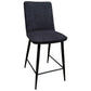 CAMWICK FABRIC & METAL COUNTER STOOL/BAR STOOL ONYX - MyChocolateWood