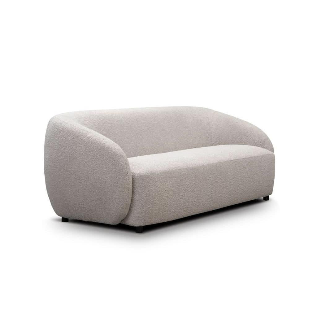 SUKI BOUCLE 3-SEATER SOFA QUARTZ - MyChocolateWood