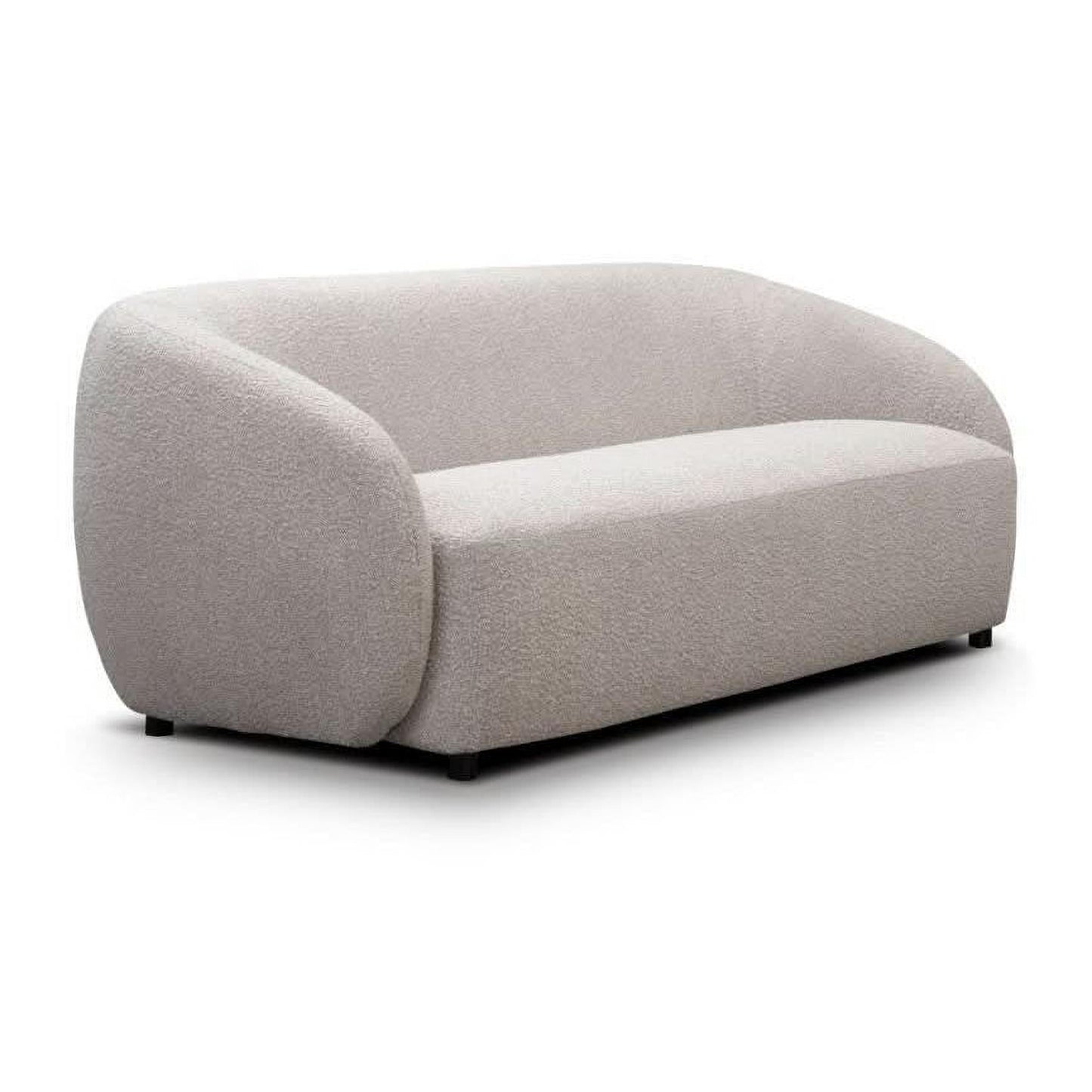 Suki Boucle 3-Seater Sofa in Quartz angle