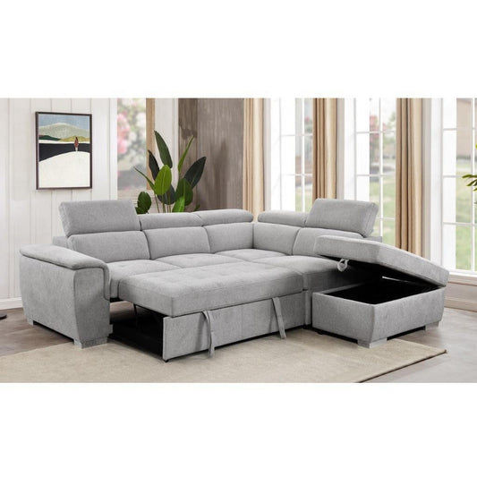 Sutton Fabric Corner Sofa with right hand facing chaise angle