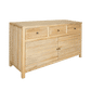 JOELLE 3-DRAWER 2-DOOR BUFFET/SIDEBOARD DISTRESSED RUSTIC - MyChocolateWood