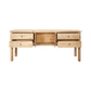 JOELLE 4-DRAWER 2-DOOR BUFFET/SIDEBOARD DISTRESSED RUSTIC - MyChocolateWood