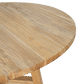 JOELLE PINEWOOD ROUND DINING TABLE DISTRESSED RUSTIC NATURAL 120CM - MyChocolateWood