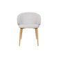 YODAH HAMPTON FABRIC DINING CHAIR TAUPE/OAK - MyChocolateWood