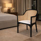 JOSE ELMWOOD HAMPTON STYLE TUB CHAIR IN BLACK - MyChocolateWood