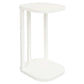 OSLO SOLID MINDI WOOD SIDE TABLE WHITE - MyChocolateWood