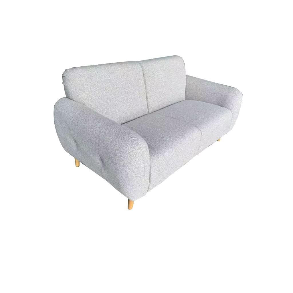 BARBOUR FABRIC 2-SEATER SOFA SILVER - MyChocolateWood