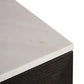 HAMPSHIRE WHITE MARBLE/SMOKED OAK 4-DOOR BUFFET/SIDEBOARD - MyChocolateWood