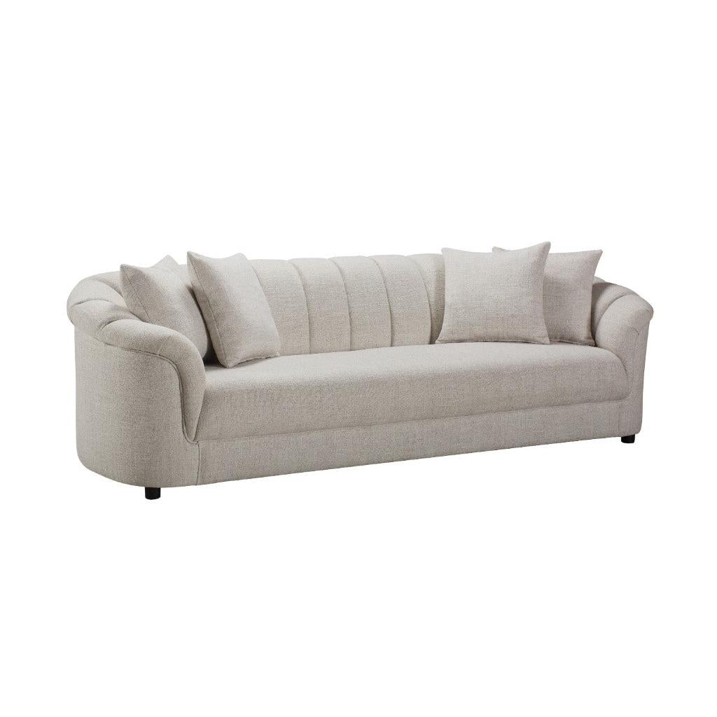 CORSINI FABRIC 4-SEATER SOFA - BEIGE - MyChocolateWood