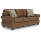 EMBER 3 SEATER FAUX LEATHER SOFA BED WITH QUEEN MEMORY FOAM MATTRESS BROWN - MyChocolateWood