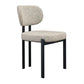 Kilbrin Dining Chair in Speckle Brown - Chocolate Wood