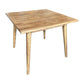 FITAN SOLID OAK SQUARE (90X90CM) DINING TABLE NATURAL - MyChocolateWood