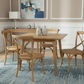 FITAN SOLID OAK SQUARE (90X90CM) DINING TABLE NATURAL - MyChocolateWood