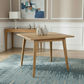 FITAN SOLID OAK SQUARE (90X90CM) DINING TABLE NATURAL - MyChocolateWood