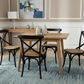 FITAN SOLID OAK SQUARE (90X90CM) DINING TABLE NATURAL - MyChocolateWood