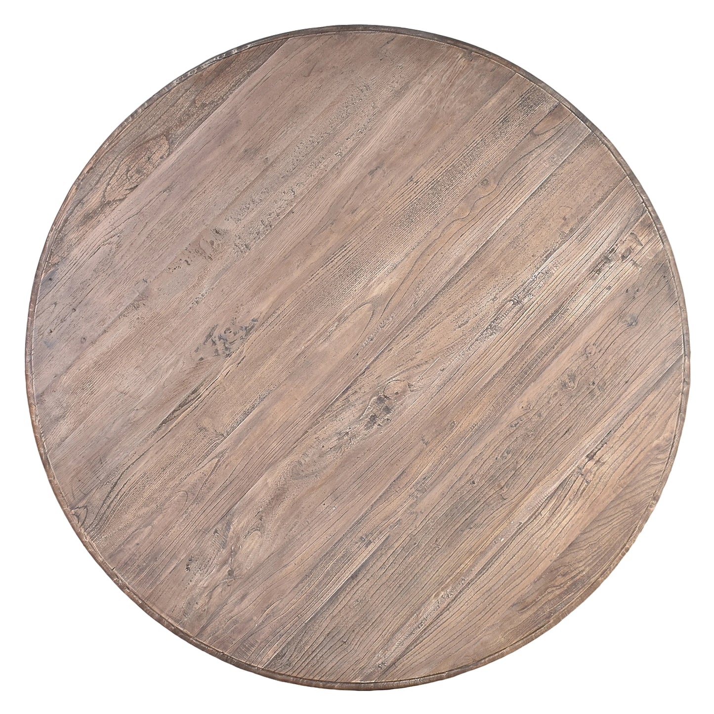 SULLIVAN RECLAIMED ELM ROUND DINING TABLE 120CM - MyChocolateWood