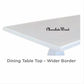 Sherborne Acacia Wood Dining Table 270cm - Chocolate Wood