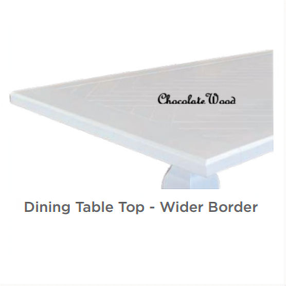 Sherborne Acacia Wood Dining Table 270cm - Chocolate Wood