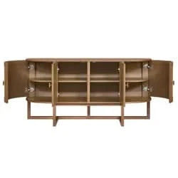 ENNIS OAK & OAK VENEER BUFFET/SIDEBOARD WALNUT - MyChocolateWood