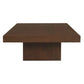 HUDSON SOLID MINDI WOOD ROUND COFFEE TABLE WALNUT 90CM - MyChocolateWood