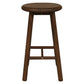 Newport Solid Mahogany Bar Stool / Counter Stool in Walnut - Chocolate Wood