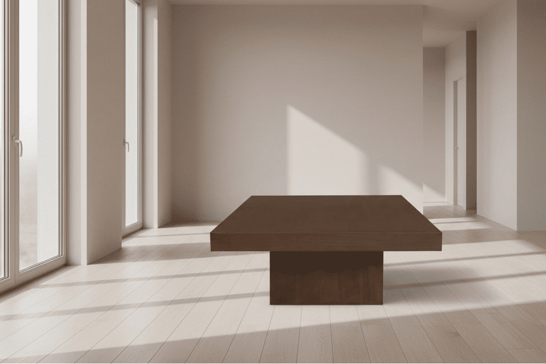 HUDSON SOLID MINDI WOOD ROUND COFFEE TABLE WALNUT 90CM - MyChocolateWood