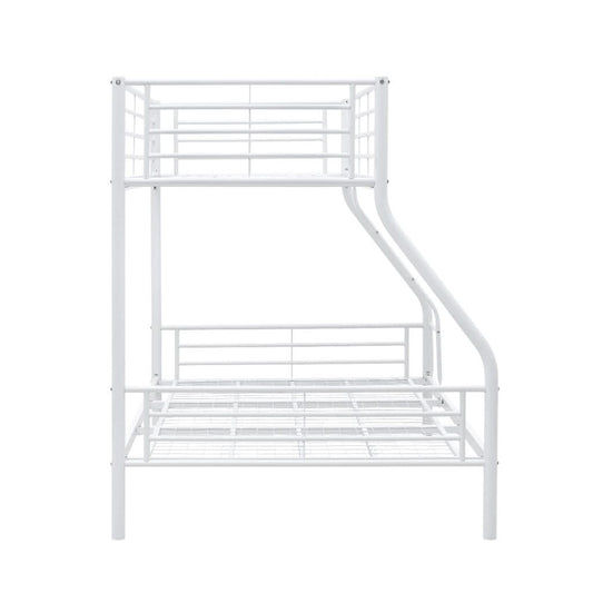 CURZON SINGLE OVER DOUBLE BUNK BEDS WHITE - MyChocolateWood
