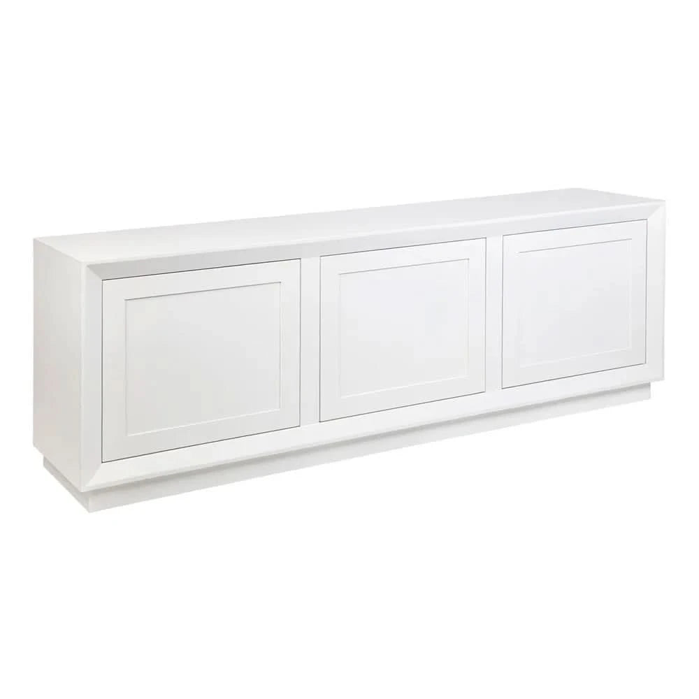 CARLSON OAK WOOD WHITE BUFFET/SIDEBOARD 200CM - MyChocolateWood