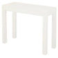 TANAKA SOLID MAHOGANY TIMBER CONSOLE TABLE/ HALL TABLE WITH 2 HIDDEN DRAWERS IN WHITE - MyChocolateWood