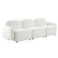 LORELEI  3-SEATER MODULAR SOFA CHENILLE - WHITE - MyChocolateWood