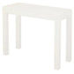 Tanaka Solid Mahogany Console Table with 2 Hidden Drawers in White detail