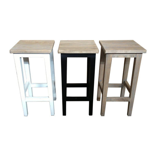 HAMPTON GREYWASHED BAR STOOL