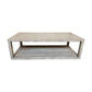 Nevana Recycled Elm Coffee Table 140cm - Chocolate Wood