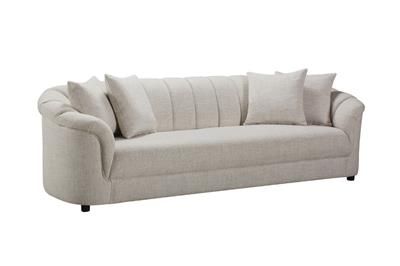 Andrella Fabric 4-Seater Sofa Beige