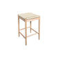KESWICK BAR STOOL/BREAKFAST STOOL - NATURAL BEECHWOOD & WOVEN ROPE - MyChocolateWood