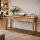 DUTCHY FRENCH PROVINCIAL HALL TABLE/CONSOLE TABLE 3 DRAWERS WITH PARQUETRY PATTERN 180 CM (Copy) - MyChocolateWood