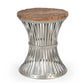 JUDE INVERTED WOOD & IRON SIDE TABLE/LAMP TABLE/ACCENT TABLE - MyChocolateWood
